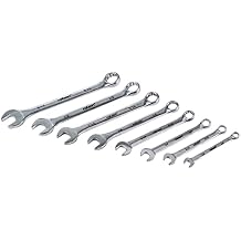 Rolson 46599 8 pc Whitworth Combination Spanner Set