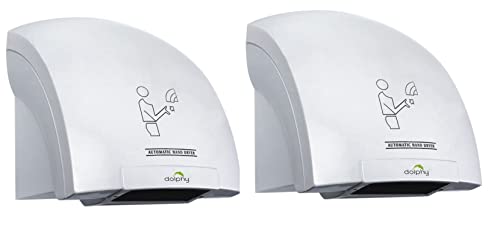 Dolphy White Automatic Hand Dryer Set of-2
