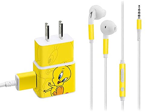 Skinit Decal Other Skin Compatible with Samsung Phone Charger - Officially Licensed Warner Bros Tweety Bird Double Design