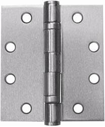 Sentinel Box of 3 Ball Bearing Hinge 4-1/2 x 4-1/2, Non-Removable Pin, Stainless Steel