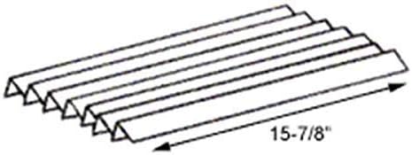 Miniatura 2 de Parrilla de barbacoa con placa de calor de acero inoxidable, barras aromatizadoras de 7-15 78 pulgadas de largo, compatible con algunas parrillas