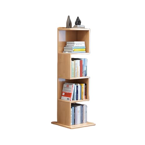 Elegante estantería negra multicapa con deflector de esquina, base de madera maciza, combinación libre, opciones multicolores, solución de almacenamiento de 48 pulgadas de alto para el hogar y la