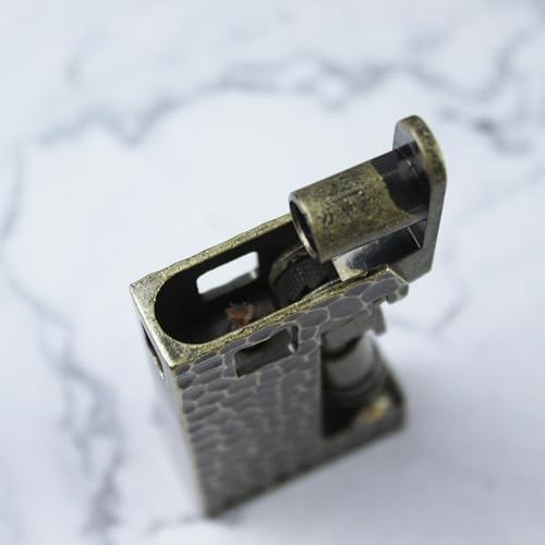 Encendedor kerosene retro estilo antiguo Rueda de molienda miniatura 3