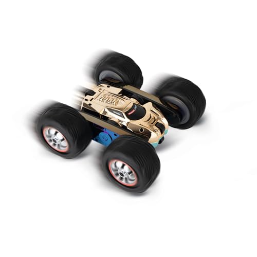 Carrera RC Turnator Color Flip I Ferngesteuertes Fahrzeug mit 360 Bewegungsradius | Chamäleon-Effekt Lackierung | LED-Licht I 20 Min Fahrzeit | Spritzwassergeschützt | Ready to Run | Ab 6 Jahren