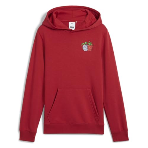 PUMA Kids Boys Op X Graphic Hoodie Athletic Outerwear Casual - Red