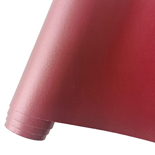 Rouleau de cuir synthétique rouge foncé 30x135 cm pour vos ateliers de décoration intérieure