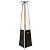 LEGACY HEATING Outdoor Patio Heater with Reflector Shield, 40,000 BTU Propane Patio Heater with Wheels for Commercial, Residential, Garden, Porch, Party, Deck(Mocha)