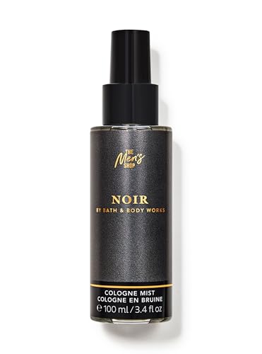 Image of Bath & Body Works Noir Cologne Mist for Men, 100 ml, Long Lasting Fresh & Woody Fragrance Body Spray, Premium Masculine Perfume Mist for Daily Wear, Office, Travel & Party Use