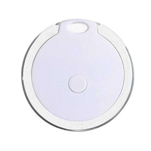 D-Rings Mini-GPS-spårare, bärbar vattentät anti-förlorad realtid GPS-locator för katter och hundar, Bluetooth anti-förlust-larm tagg, nyckelsökare för barn, väska, husdjur, bil (D)