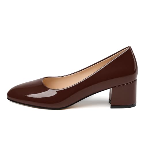 Image of SKYSTERRY Women's Low Heel Dress Pumps Shoes 2 Inch