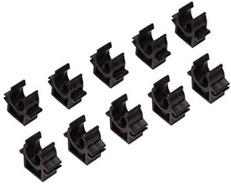 M8066 1-Inch Maxline Compressed Air Tubing Wall Mounting Clips, Air Adaptor, QTY 010