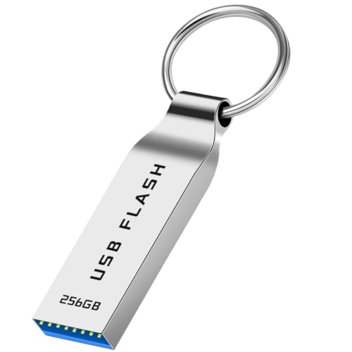256GB USB Flash Drive Metal Waterproof Thumb Drive High Speed USB 3.0 Memory Stick Portable USB Stick Data Storage for PC Laptop Mac