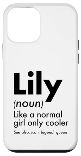 Lily Like A Normal Girl Only Cooler Queen ���O �X�}�z�P�[�X iPhone 12 mini �p