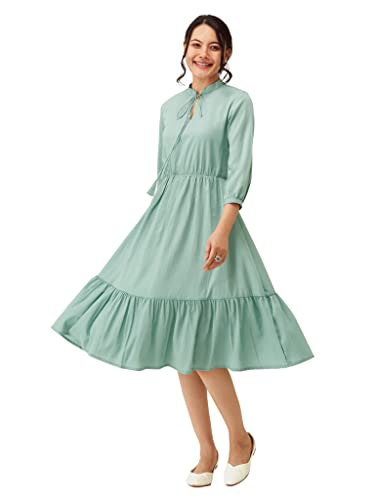 Image of AASK Women Fit and Flare Dress