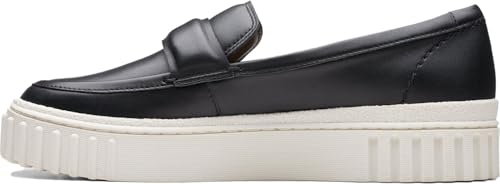 Clarks Clarks - Womens Mayhill Cove Shoes, Color Black Leather, Size: 10 M US