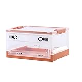 AirZen 【両面開閉 透明収納ボックス 折りたたみ】 一箱多役·大容量 整理ボックス 収納ケース 蓋付き 積み重ね キャスター付き おしゃれ 組立簡単 多機能 折り畳み コンテナ ボックス 衣類 布団 小物 おもちゃ 押し入れ 強い耐荷重 防塵 防カビ 防湿 無臭 車/事務用