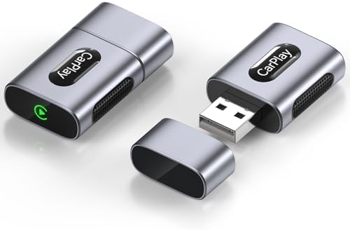 Wireless CarPlay Adapter for iPhone, 3X Faster Auto-Connect, No L...