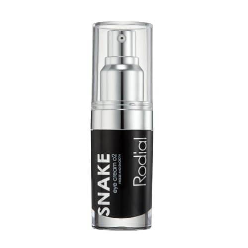 Rodial Snake Eye Cream 02 0.51fl.oz, Firming Eye Cream for Wrinkles and Fine Lines, Lightweight and Velvety Cream Formula, Tripeptide Technology for Smooth Skin Tone