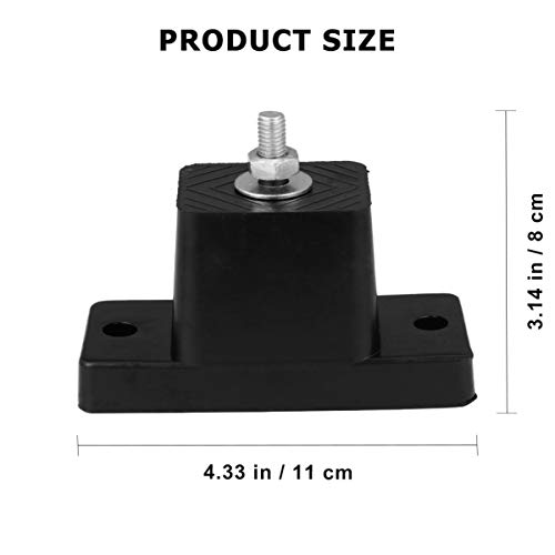 UKCOCO Suporte de Montagem de Isolador de Vibração de Borracha 4Pcs Suporte de Montagem de Ar Condic