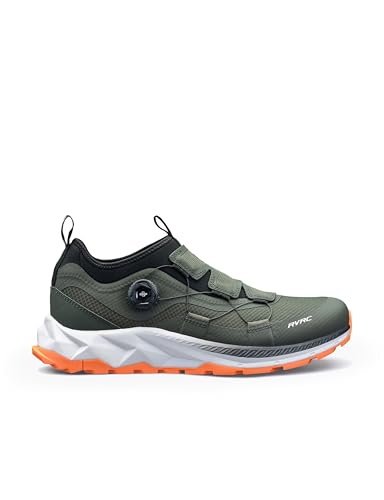 RevolutionRace Ease Walking Shoes für Herren, Wanderschuhe mit Fitgo-System, Forest Night, 45