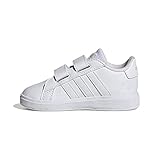 scarpe adidas trainer uomo saldi Calzata regolare adidas Grand Court 2.0 CF I, Sneaker, Ftwr White/Ftwr White/Grey One, 24 EU
