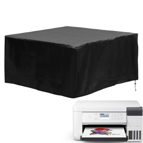 Cubierta impermeable de la impresora, cubierta protectora de la impresora 3D   Caja de la máquina de grabado Heavy Duty   Black Case Printers Protector Dust Cover para el espacio de trabajo, sala de