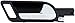 Dorman 96580 Interior Door Handle Compatible with Select Volkswagen Models, Black; Chrome