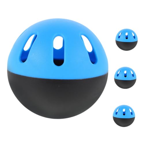 ifundom Soft Baseball Practice Balls 4pcs 74mm Softballs Indoor Outdoor Training Enhance Hitting Skills Safe for Ages