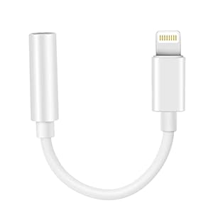 Moson Lightning auf 3.5mm Kopfhöreradapter Weiß