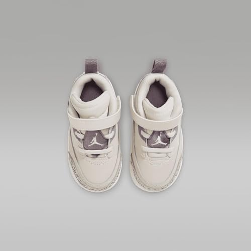 Jordan Spizike Low Baby/Toddler Shoes (FQ3952-200, Legend Light Brown/Violet Dust/Sai) Size 44