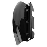 Acouto Accesorio Deflector de Viento de Triple árbol Inferior para Motocicleta, Negro, Apto para Turismo con ABS Solo la Experiencia 14-1 Es Cómoda con el Viento de hierro. Hizo que lo Alto