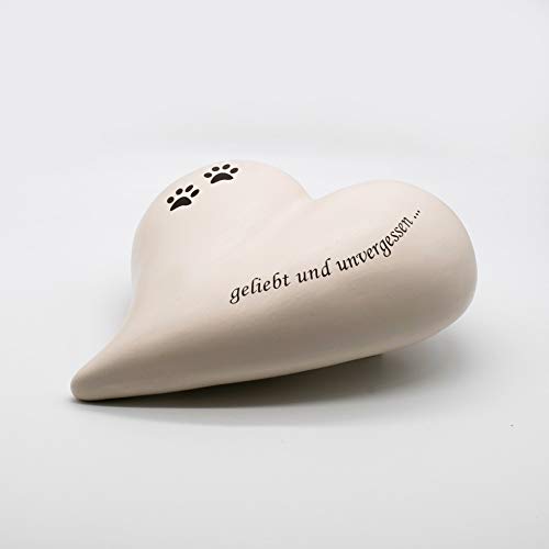 Kerri-Keramik Herzurne 2 l Hundeurne Cover