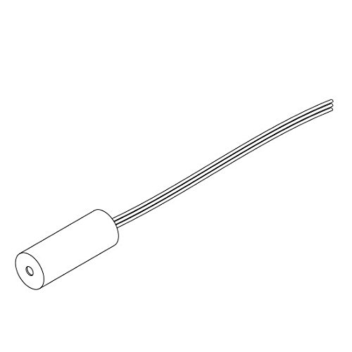 Punktlaser, rot, 650 nm, 0.4 mW, 5 V DC, Ø8x21 mm, Laserklasse 1, Fokus einstellbar, Kabellänge 150 mm - 70130942