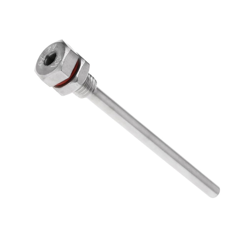 Doigt De Gant Fileté M10x1,5, Acier Inoxydable SUS304, Longueurs 35/50/100/150/200/250/300mm, For Capteurs De Température Et De Pression, Haute Durabilité Et Résistance À La Corrosion(150mm)