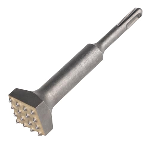 CPROSP Boucharde SDS Plus, Burin SDS Plus 16 Dents, Boucharde sds plus, Boucharde a Pierre pour Dalles de Ciment/Ponts/Murs/Ciseaux de Sol
