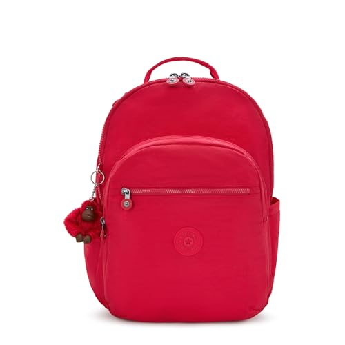 Image of Kipling Women's Seoul Extra Large 17 inch Laptop Backpack, Durable, Roomy with Padded Shoulder Straps, Built-In Protective Sleeve