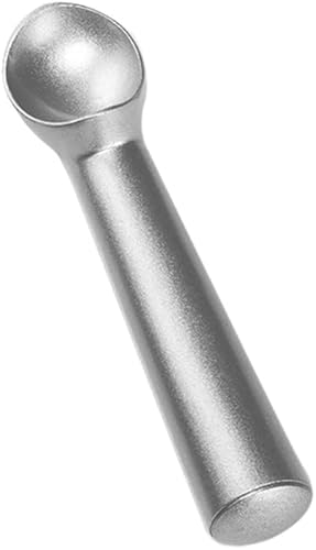 Cuchara de helado antiadherente, anticongelante, cuchara de aluminio de una pieza, resistente, diseño duradero, fácil de limpiar
