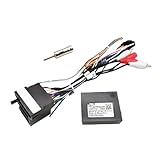 Decoder Wiring Harness 16 Pin Plug to ISO Connector Car Android Cable Adapter Compatible with Fiat 500 Punto Uno Doblo Lancia Delta(with Antenna Adapter)