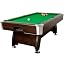 Dark wood decoration | green cloth