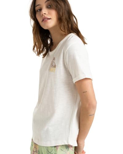Roxy Femme Oceanwave Regular T Shirt Egret - vue 4