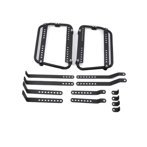 Coffre latéral pour moto support porte-bagages arrière universel de montage de valises