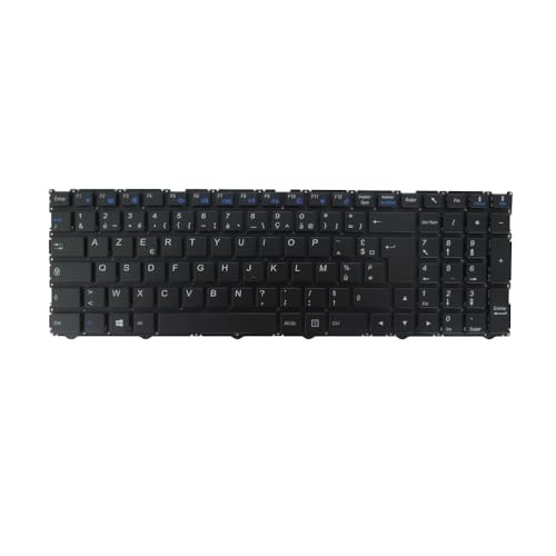 Clavier portable 6-80-N25J3-190-1 français de remplacement AZERTY sans cadre