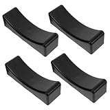 MUSISALY 4 Piezas Soporte Para Mancuernas Porta Pesas Para Mancuernas Estante Para Pesas Soporte De Almacenamiento De Mancuernas Soporte De Pesas Para Mancuernas Black El Plastico