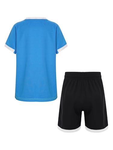 Kids Boys School Pe Kit Sports Set 2 Pcs T-shirt And Shorts Football Training Suit Tracksuits Active Sportswear2