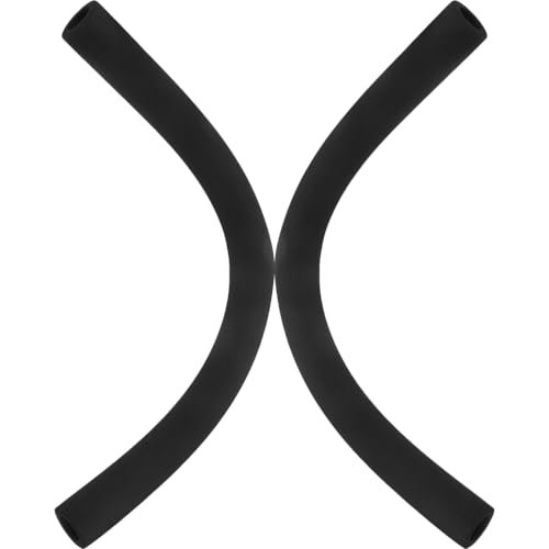 Garneck 2 Stück Universelle Schwamm Kinderwagen Lenkerabdeckungen Schwarze Griffhüllen für Kinderwagen und Buggys Schutzbezug mit Angenehmem Griffgefühl