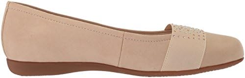 Trotters Women's Samantha Ballet Flat, Nude, 7 Wide | Image 5
