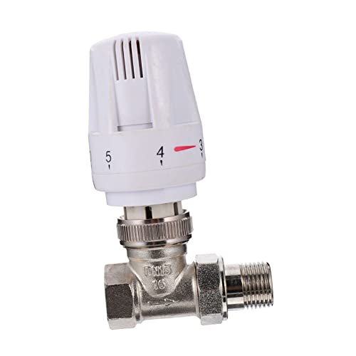 FELTECHELECTR Válvula de Control de Temperatura para Radiador Vías Válvula Termostática Automática para Calefacción por Suelo Preciso de Temperatura para Habitaciones