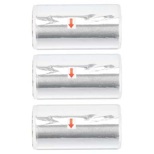 TOPBATHY 3 Rollos de Envolturas de Papel de Aluminio para Quitaesmalte Herramienta de Limpieza de Uñas Accesorio para Manicura y Raspador Quitauñas Adecuado para Uñas Acrílicas y Gel