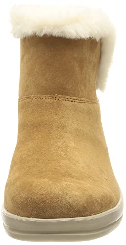 Skechers Skechers Women's Arch Fit Rise Boot, Chestnut Suede, 7.5 US