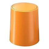 Poubelle de cuisine - couvercle à pression, large ouverture, facile à vider et capacité de charge, matériau épais, résistante aux chocs, petite poubelle en plastique